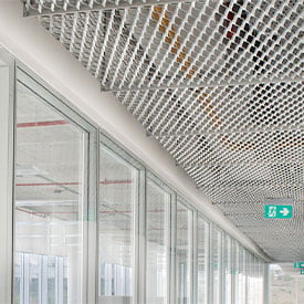 metal mesh asma tavan paneli
